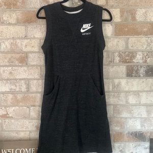 Gray cotton Nike dress